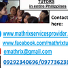 Mathrix tutors in Manila, Philippines Mathrix tutors in Manila, Philippines