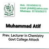  M Atif O/A Chemistry Tutor is an online Painting tutor in Islamabad, Pakistan